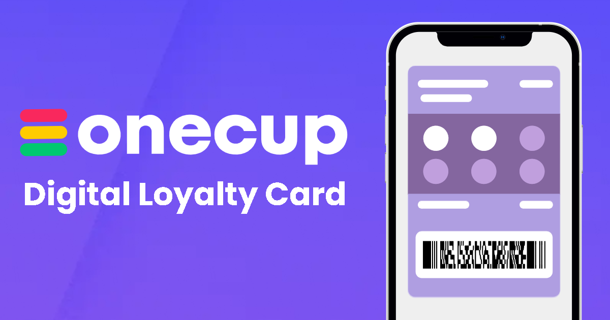 OneCup digital loyalty cards